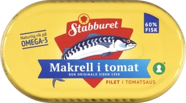 Stabbur-Makrell Filet i Tomat 170g Stabburet