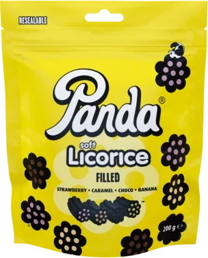 Panda Soft Licorice Filled 200g