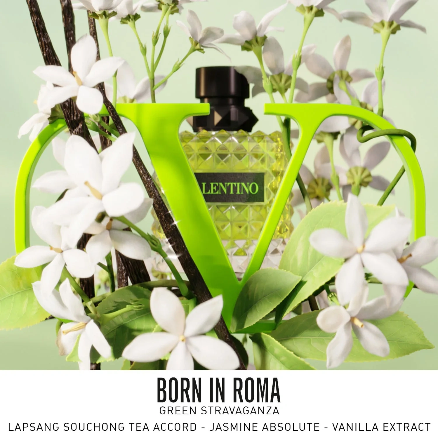 Valentino Born in Roma Donna Green Stravaganza