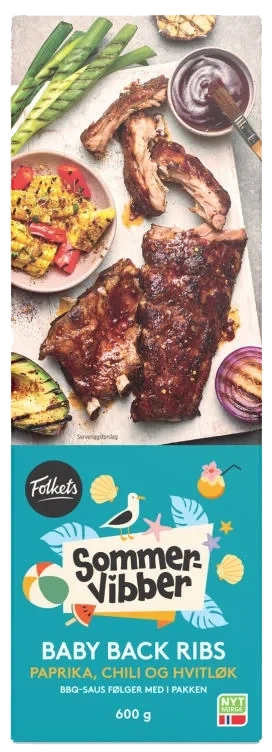 Baby Back Ribs 600g Folkets