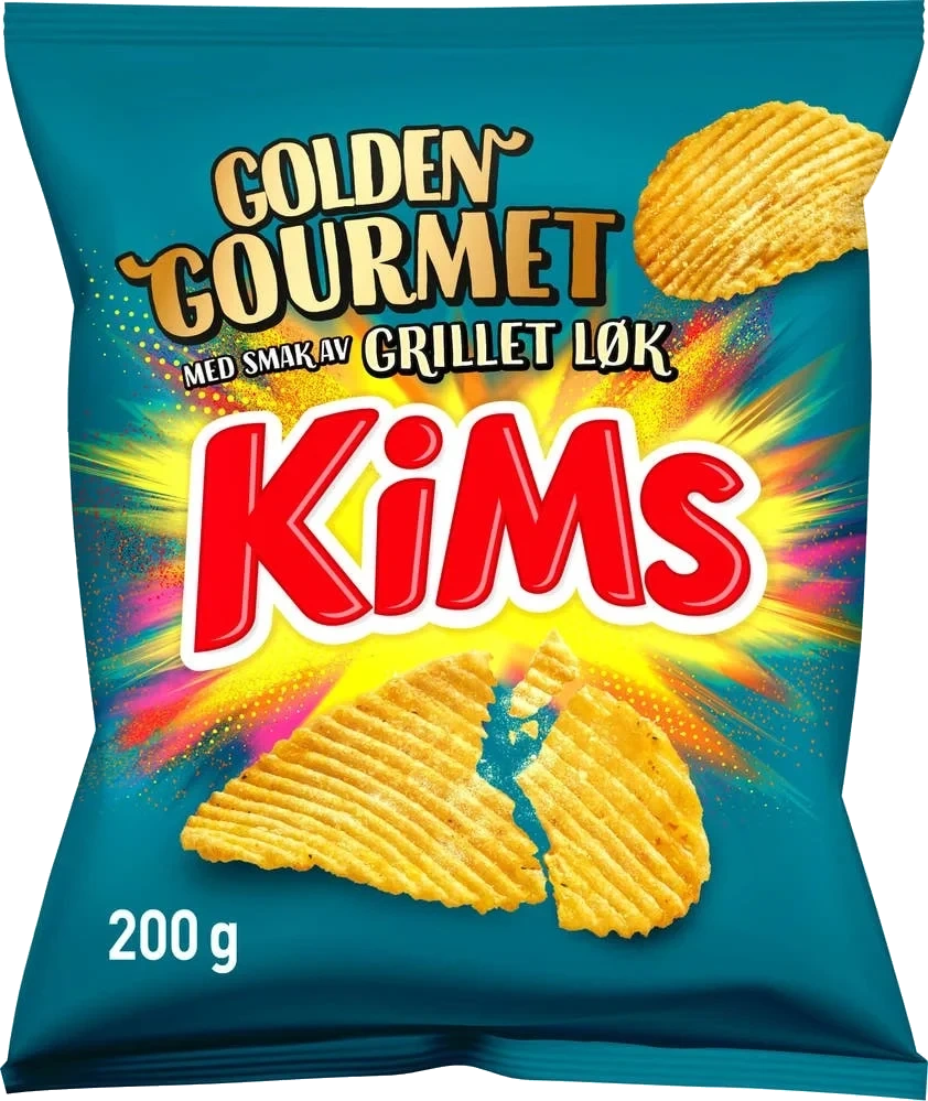 KiMs Golden gourmet grillet løk potetgull