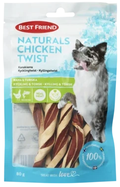 Best Friend Snacks Kyllingtwist 80g