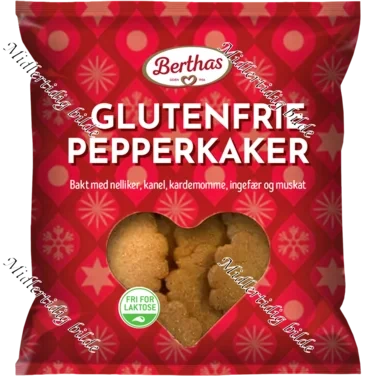 Glutenfri Pepperkaker 165g Berthas