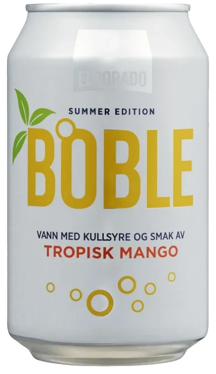 Boble Vann Tropisk Mango 0,33l boks Eldorado