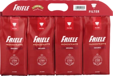 Friele Frokostkaffe Filterm 4x250g
