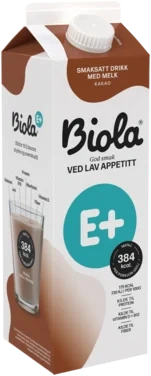 Biola E+ Plussdrikk Kakao 1l
