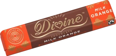 Divine Orange Milk Fairtrade Chocolate 35g