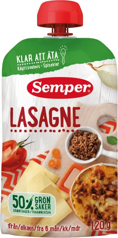 Semper Lasagne Spiseklar 120g