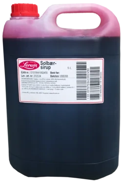 Solbærsirup 5l Lerum