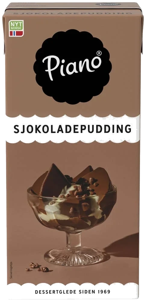 Piano sjokoladepudding
