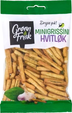 Minigrissini Hvitløk 60g Grønn & Frisk