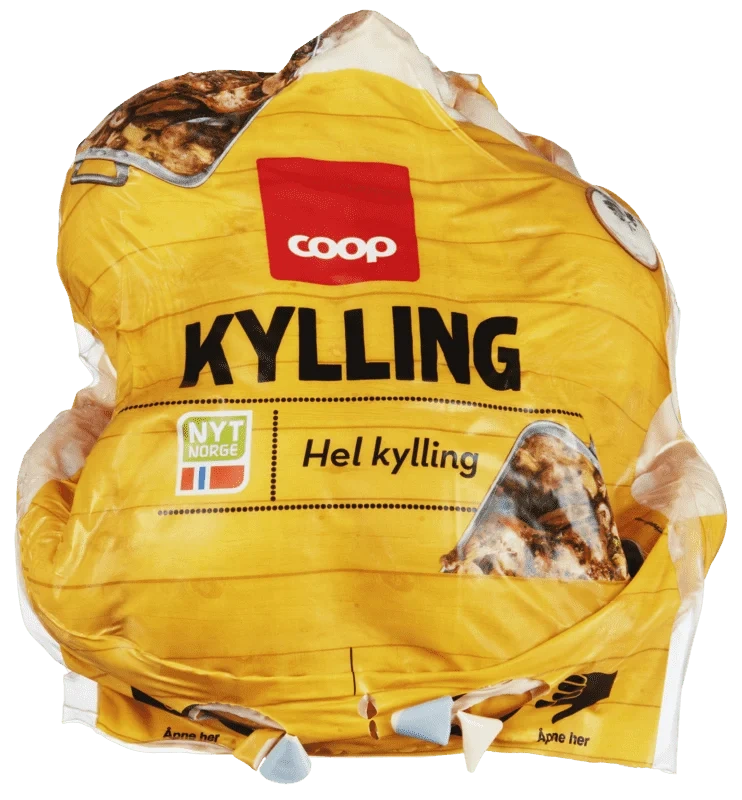 Coop Hel Rå Kylling ca 1,4kg