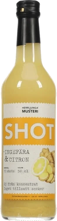 Herrljunga Shot Ingefær&Citron 0,5l flaske