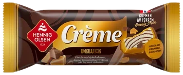 Crème Deluxe m/Sjokoladesaus Hennig-Olsen Is
