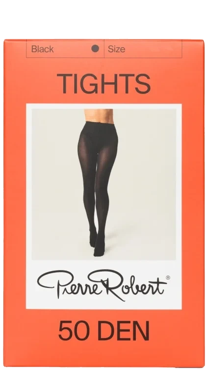 Tights 50 Den Black 40-44 Pierre Robert