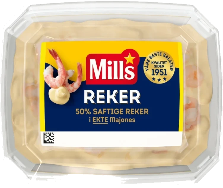 Reker i Majones 180g Mills