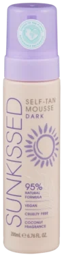Sunkissed Self Tan Mousse Dark 200ml