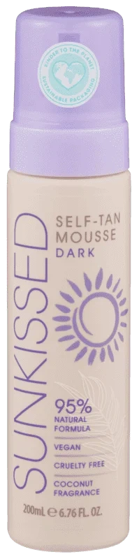 Sunkissed Self Tan Mousse Dark 200ml