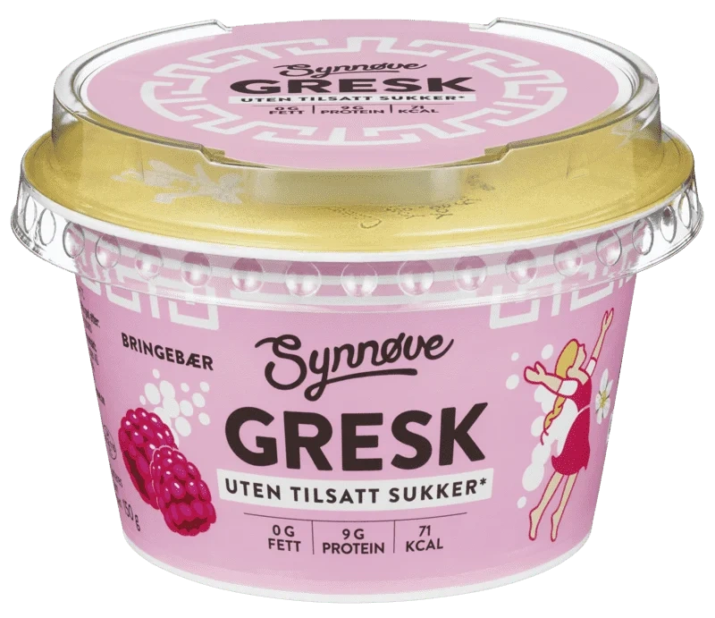 Synnøve Gresk Uten Tilsatt Sukker 150g