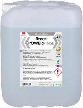 Renax Powerrinse A7 20l Flytende Tørremiddel