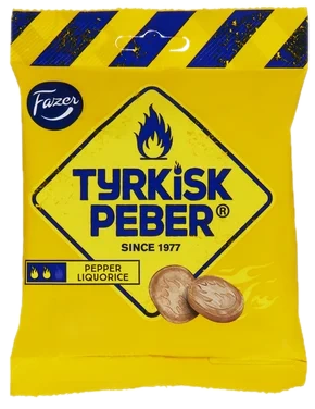 Fazer Tyrkisk Peber Pepper Liquorice 120g