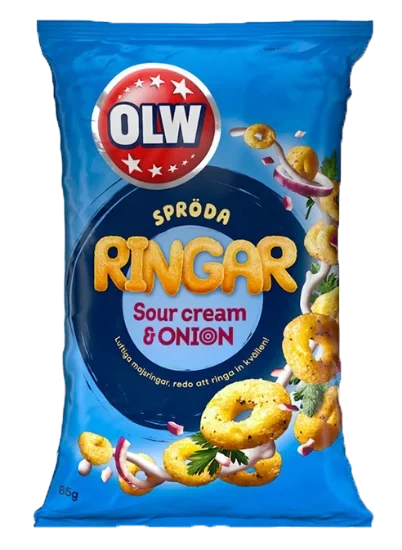 Ringar Sour Creme & Onion 85g