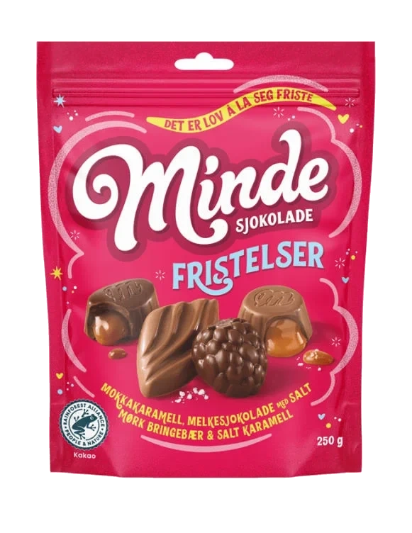 Minde fristelser 250 g, rød
