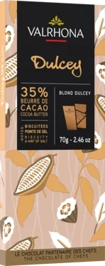 Blond Sjokolade 35% Dulcey 70g Valrhona