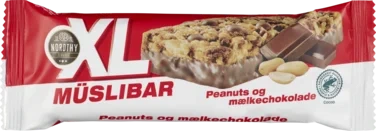 Nordthy Xl Müsli Bar Peanuts Mælkechokolade 50g