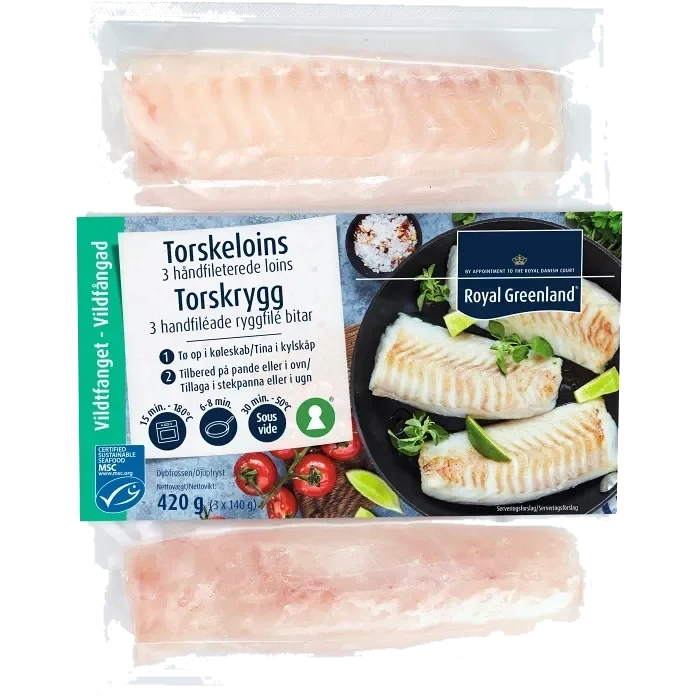 Torskryggfilé 420g Royal Greenland