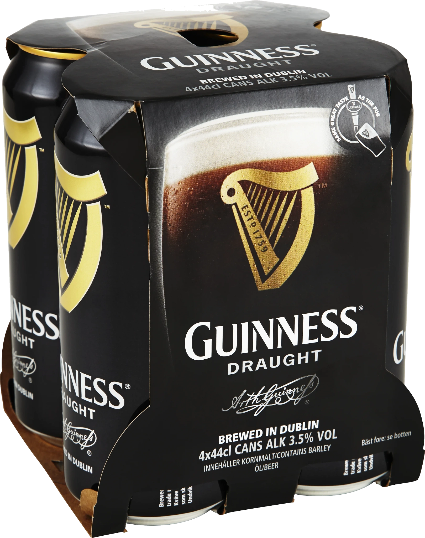 Öl Guinness 3.5% 4-pack