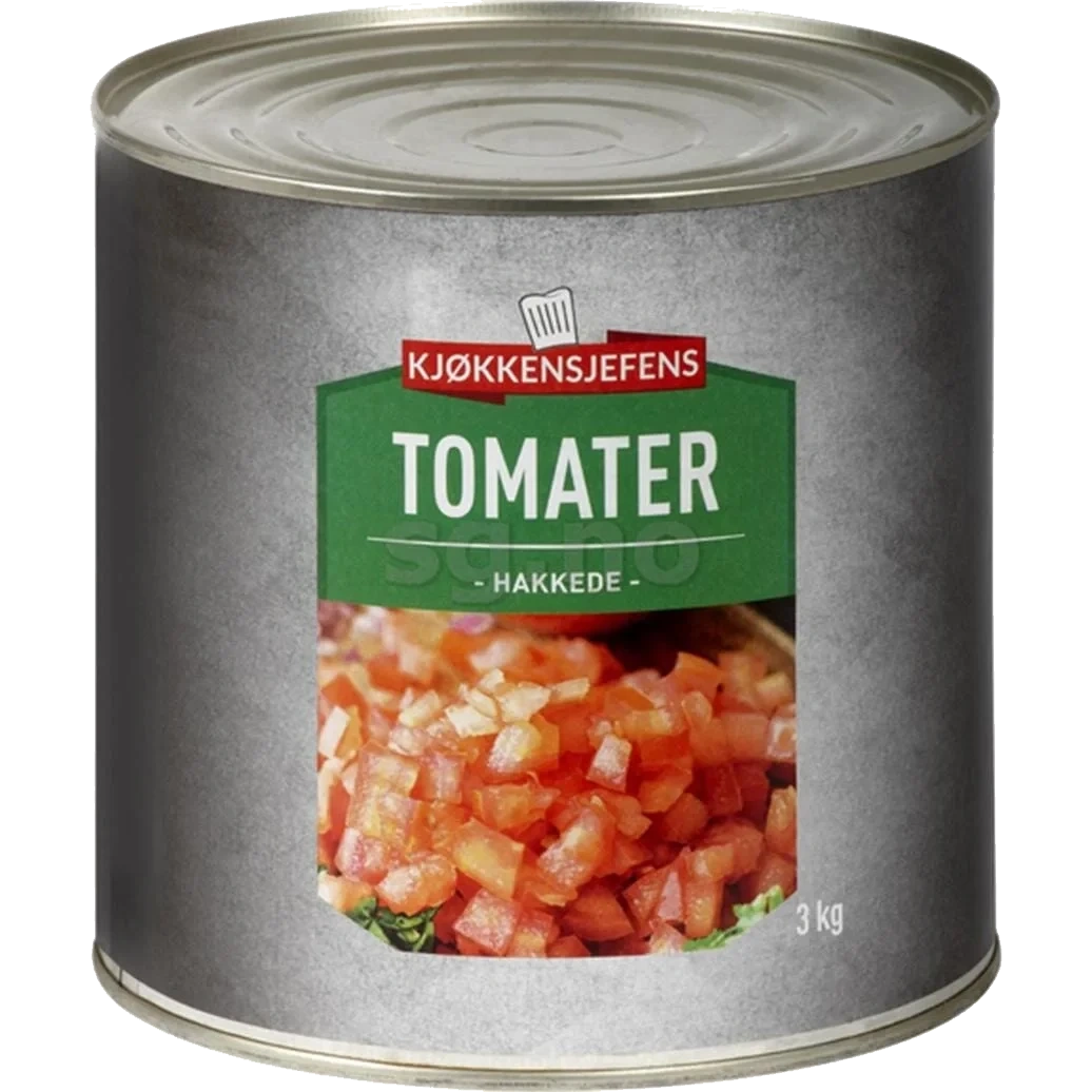 Tomater Hakkede 2550g Kjøkkensjefens