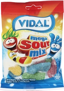 Vidal Mega Sour Mix 90g