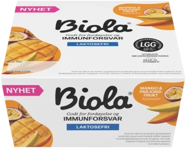 Biola Yoghurt Mango/Pasjon 4x125g