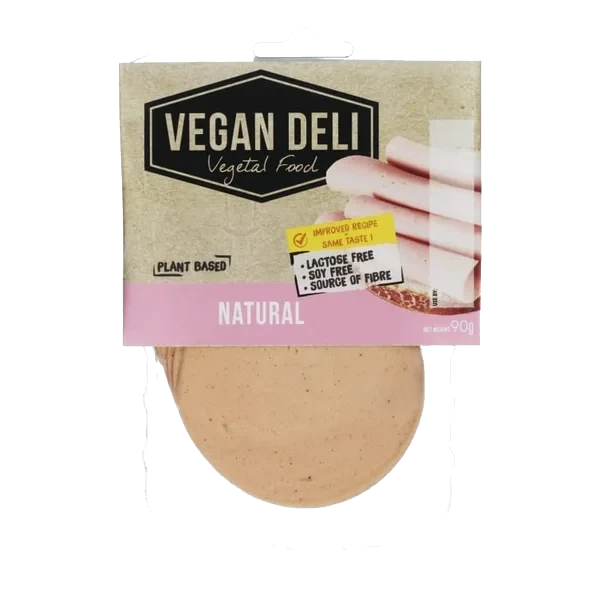 Vegansk Pålegg Naturell 90g Vegan Deli