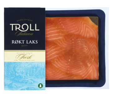 Laks Røkt skivet 200g Troll