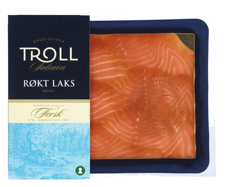 Laks Røkt skivet 200g Troll