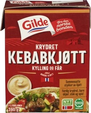 Kebabkjøtt 390g