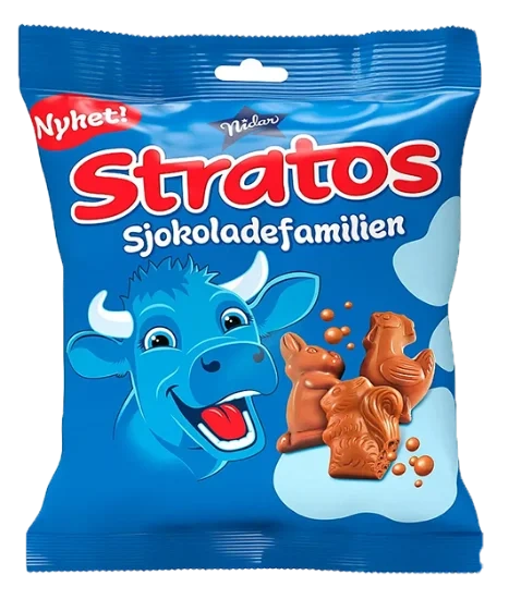 Stratos Sjokoladefamilien 140g