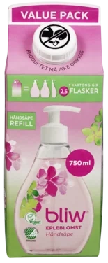 Bliw Håndsåpe Epleblomst Refill 750ml