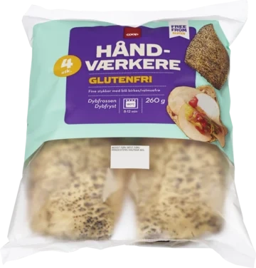 Gluten Free, "håndværker" Roll, Frz