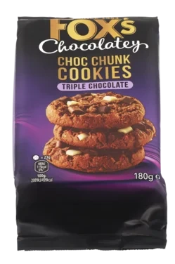 Fox's Cookies Triple Sjokolade 180g