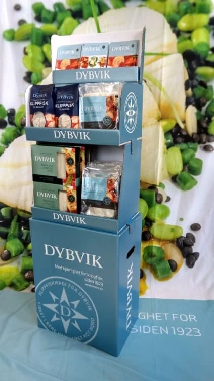 Dybvik Klippfisk Display 28stk