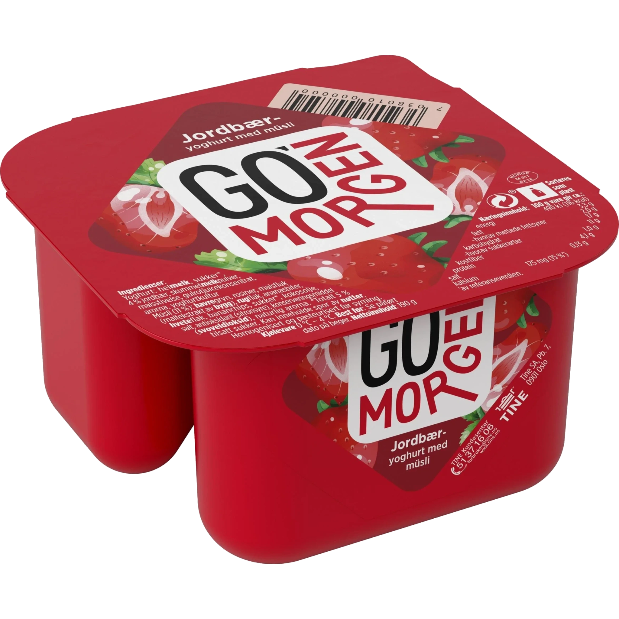 Go Morgen Jordbær 190G