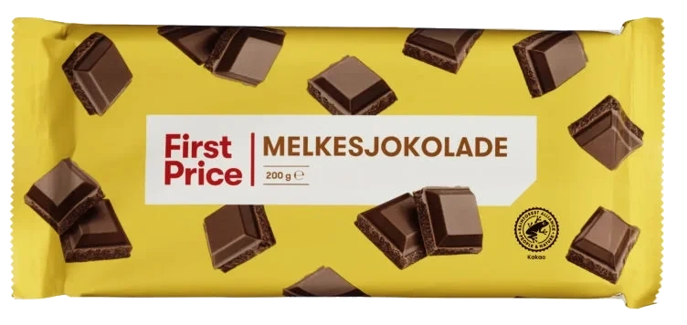 Melkesjokolade 200g First Price