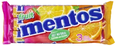 Mentos Fruit 3-pack