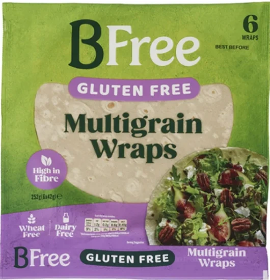 Bfree Wraps Fullkorn Glutenfri 6stk