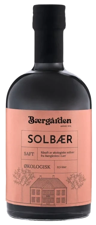 Solbærsaft Økologisk 0,5l Fl Bærgården