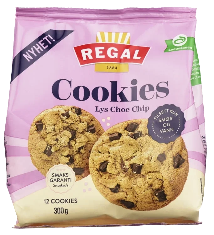 Cookies Lys 300g Regal
