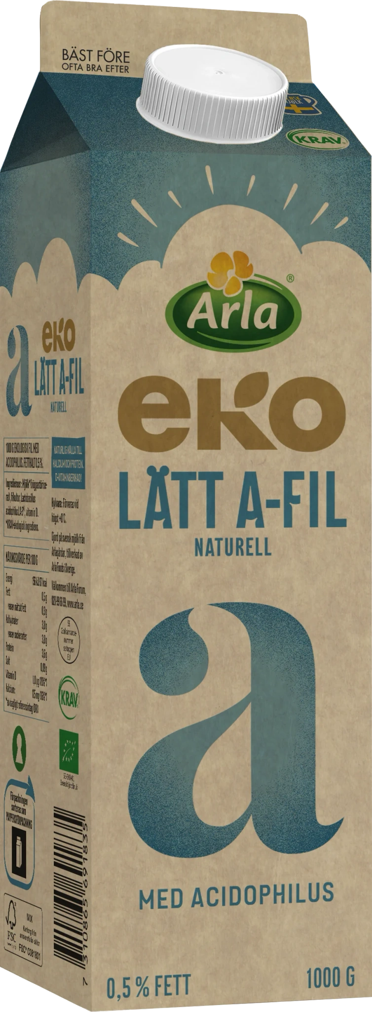 Eko Lätt A-fil 0.5% 1000 g